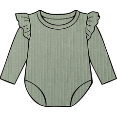 Sage Frill Bodysuit