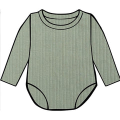 Sage Ribbed Bodysuit