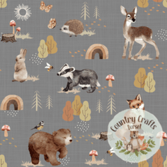 Forest Friends- Stone -Leggings