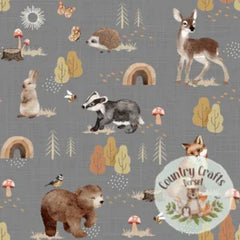 Forest Friends- Stone- Romper