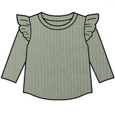 Sage Frill Top