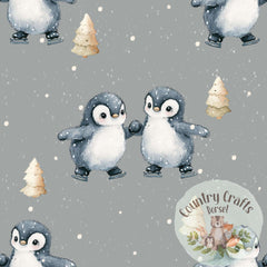 Penguins - Stone- Romper