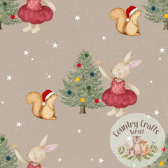 Christmas Bunny & Squirrel - Romper