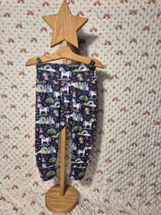 Navy Una Unicorn Leggings