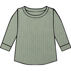 Sage Ribbed Top
