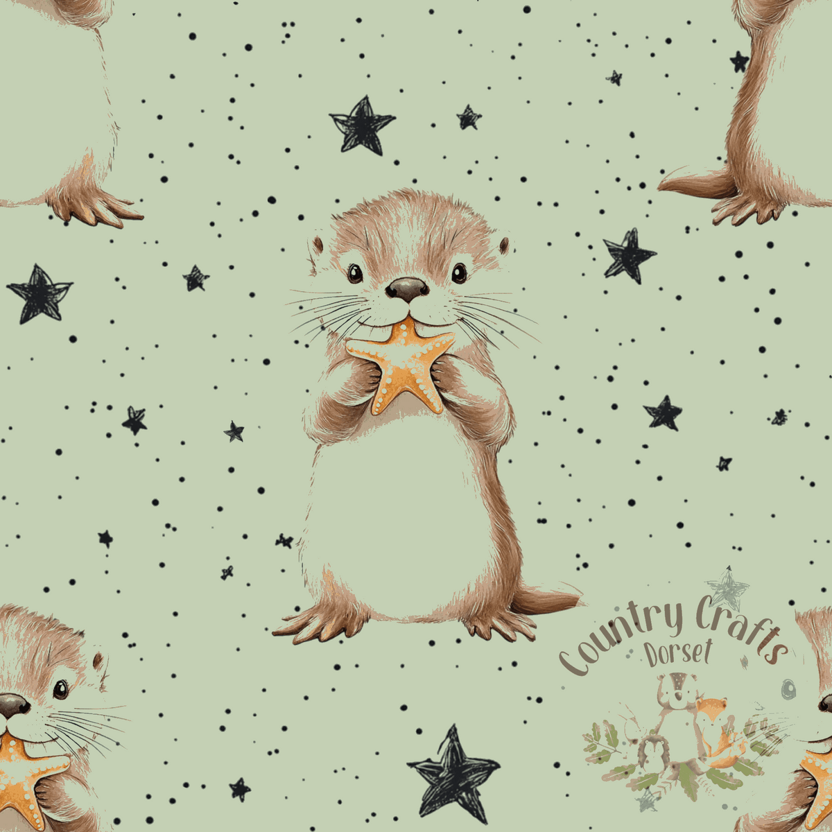 Baby Otter - Sage -  Romper