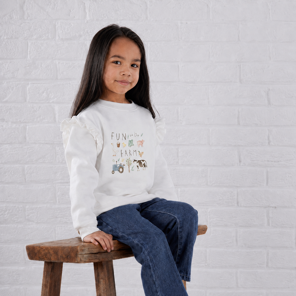 Fun of the Farm  - Frilled Jumper