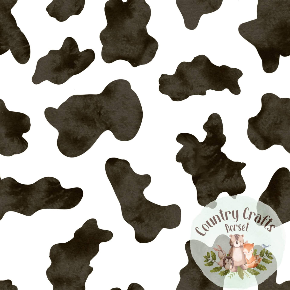 Cow Print- Black & White - Bummies