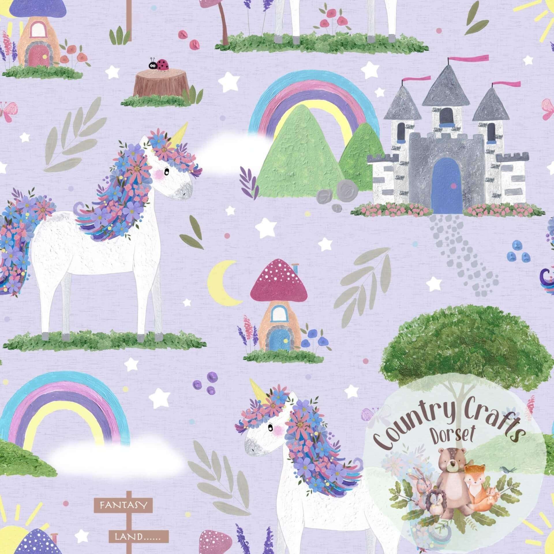 Una the Unicorn- Lilac -  Romper