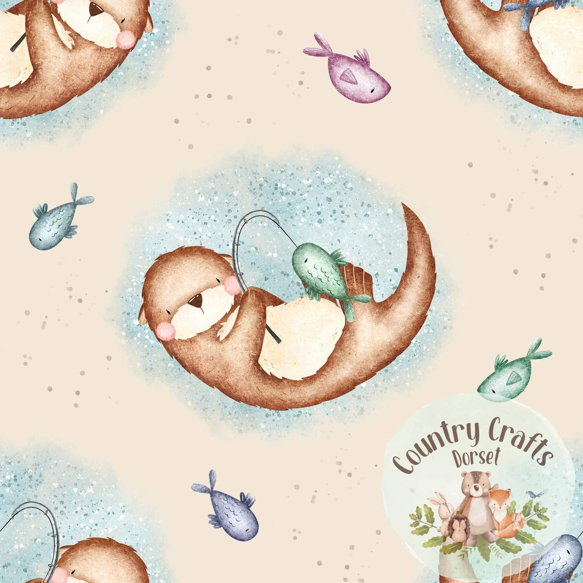 Otter Dinner Time- Sand - Bummies