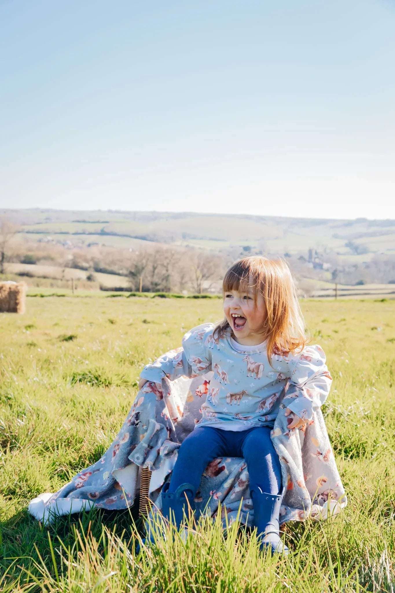 Shetland Ponies- Frilly  Top