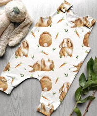 Hop Little Bunny-  Romper