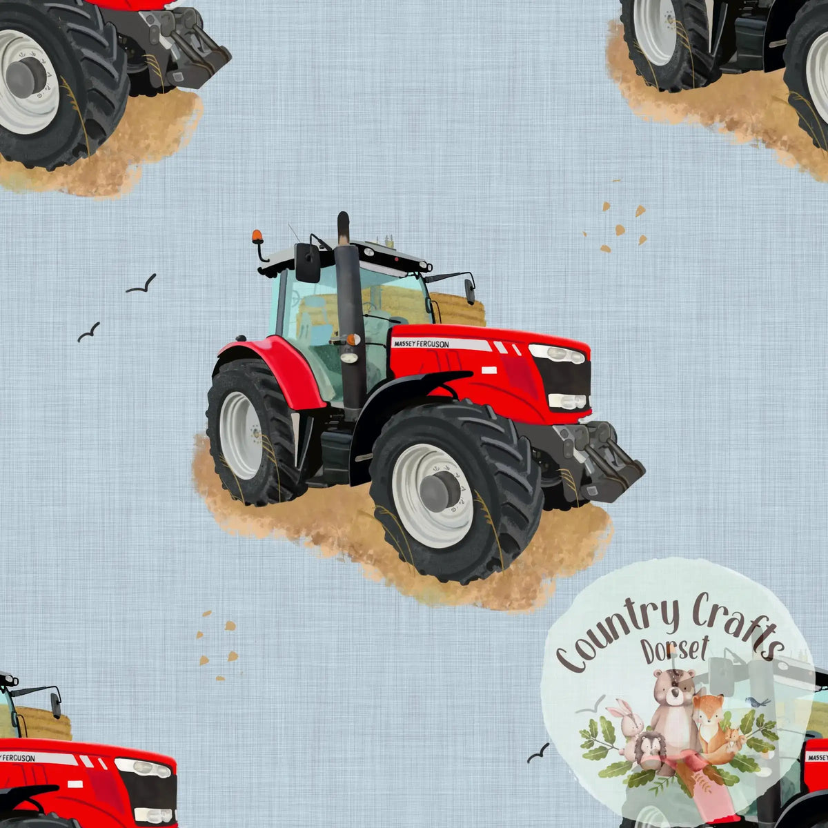 Massey Ferguson- Light Blue -  Romper