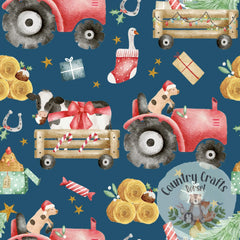 Farming in Christmas-  Romper
