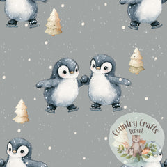 Penguins - Stone-  Romper