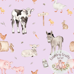 Farmlife - Lilac -  Romper