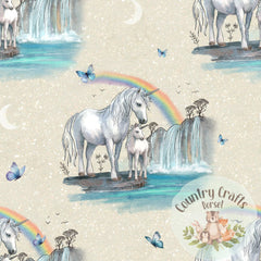 Unicorn - Cream-  Romper