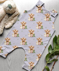 Spring Farm-  Lavender  -  Romper