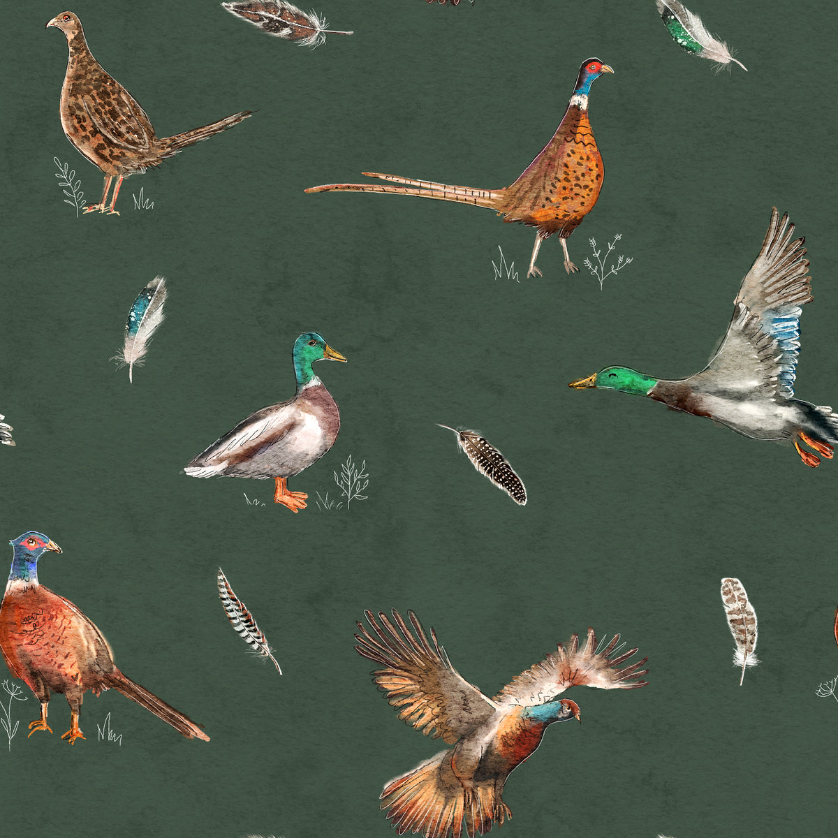 Game Birds - Khaki - -Leggings