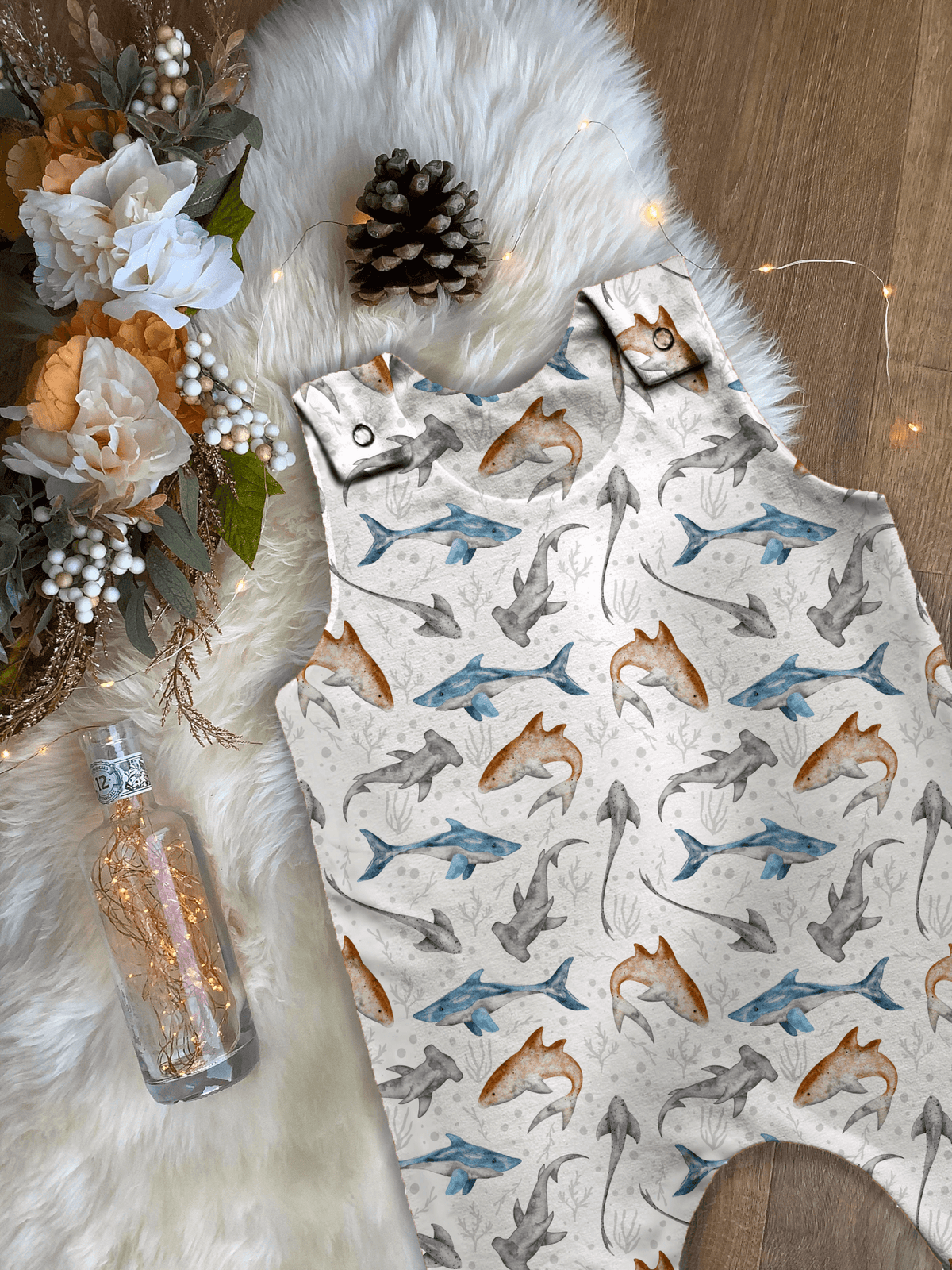 Sharks -  Romper